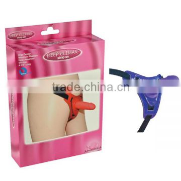sex toy lovely Strap On Dildo Flesh both for women and men