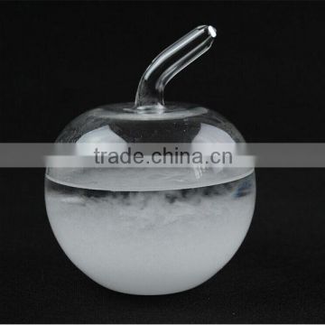 apple shape storm glass barometer