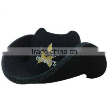 Customized Cheering Cowboy Sponge Foam Hat