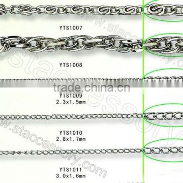 double link chain twist chain decoration chain for clothing