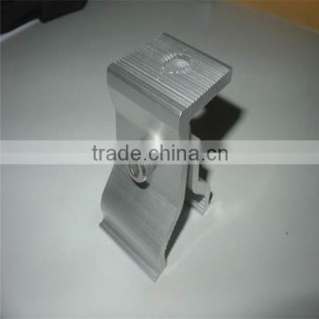 aluminum solar roof clamp for tin roof mounting brackets steel pipe clip fixing clamp mount