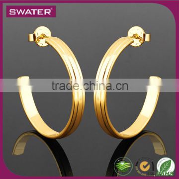 Alibaba Express Wholesale Stainless Steel Gold Cuff Turkey Earring