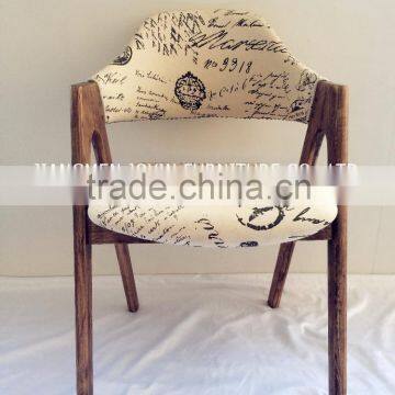 Leisure elegent fabric restaurant chair