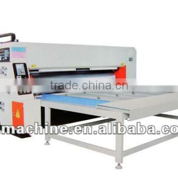 [RD-SB1500-2600-3] Semi-auto package making machine with 3 color corrugated carton flexo printing slotting