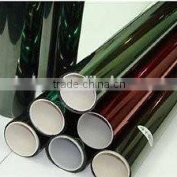 Smart car window screen tint and dyed film / original color Black Side,High quality