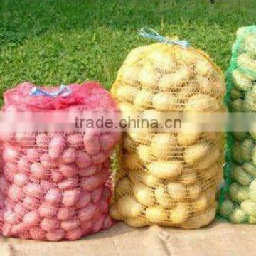 Knitted 100% New Material Fruit and Vegetable plastic mesh bag