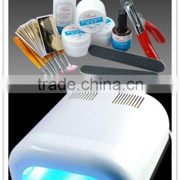 36W UV Lamp/UV Gel Starter Kit For Nail Art Decoration Set HN1163
