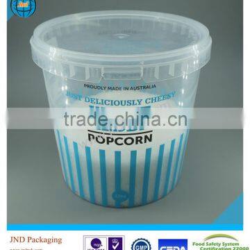 2016 JND plastic food grade cup for popcorn with FSSC22000 certified