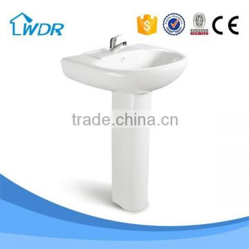 Cheap price sanitary ware ceramic pedestal basin