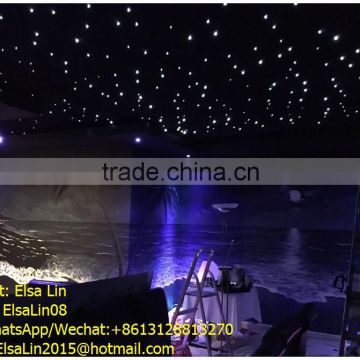 Singapore cheap price led star drop curtain ceiling sky led curtain led star cloth with dmx control