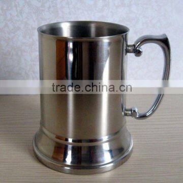 Stainless steel beer mug