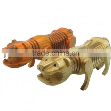 Wooden tiger toy for kids,Decoration