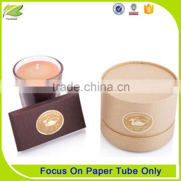 China supplier luxury tealight candle paper tube packaging