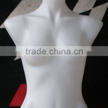 Plastic Female mannequin bust