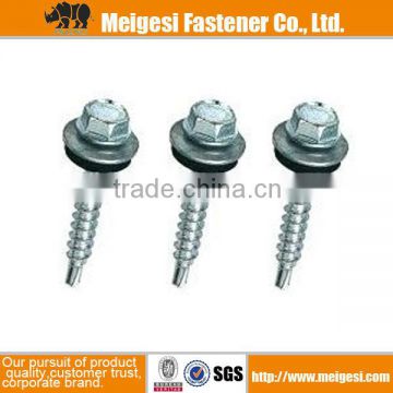 Hex Washer Head Self-Drilling Wood Screw With EPDM