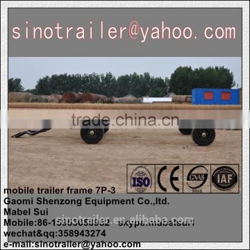 toilet trailer chassis mobile trailer