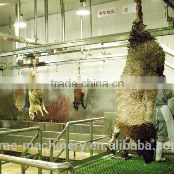 live goat slaughter line Sheep/goat Carcass Processing Manual Conveying Rail butcher machinery of sheep slaughterhouse equipment