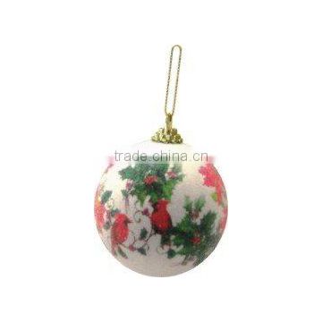 Polyfoam Christmas Floral Pattern Ornament Decoration Item