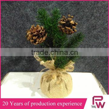 Factory high quality wholesale small decorative pine trees for Christmas day