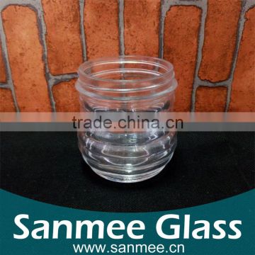 Mini Transparent Glass Jar Glass Storage Jar With Custom Lid For Canning