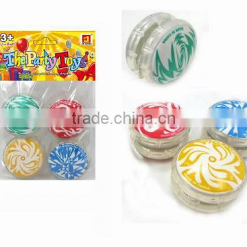 classic printed new design new ABS promotion flashing yoyo with EN71