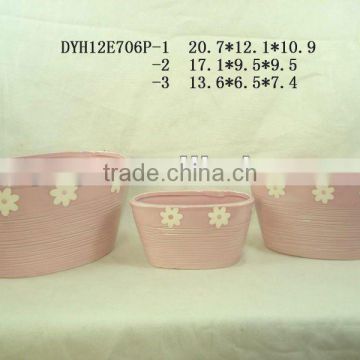 Cheap ceramic flower pots and planter