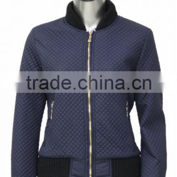 special diamond quilted jacket for women bomber jacket