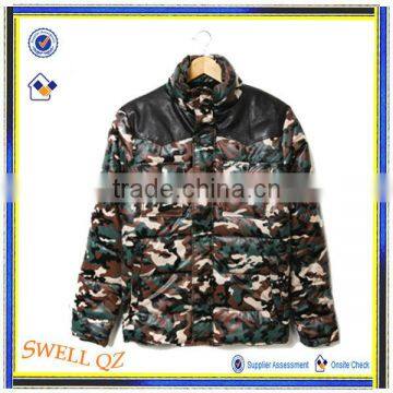 Men cotton multi-functional military camouflage Parka