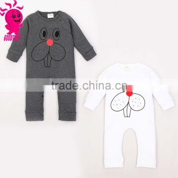 2015 New autumn Clothes Newborn Long sleeve dog Cotton infant clothing carters jumpsuit baby romper