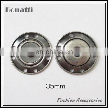 35mm big sewing on snap button bulk sewing snap button