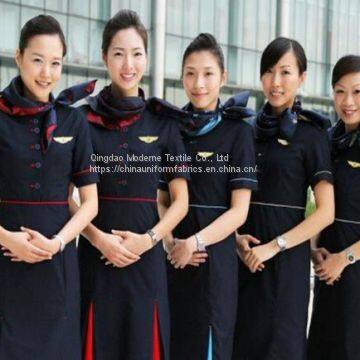 Airline Stewardess Uniform Fabric