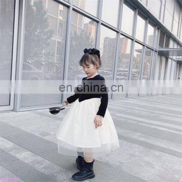 2020 autumn new Korean children's clothing girls dress children's skirt Korean long-sleeved princess dress trend
