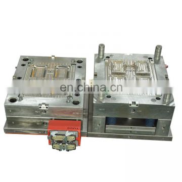 Precision plastic injection mold for switch socket plug