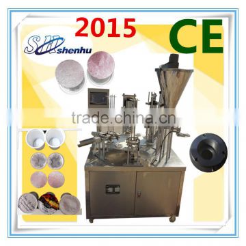 rotary type k-cup/nespresso/lavazza automatic coffee capsule filling sealing machine
