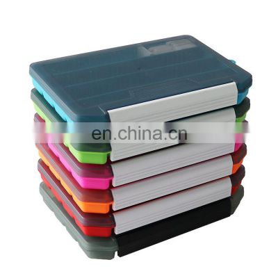 Factory price Colorful Removable Dividers Plastic Box Plastic Storage Fishing Tackle Organizer Tackle Trays Parts Box