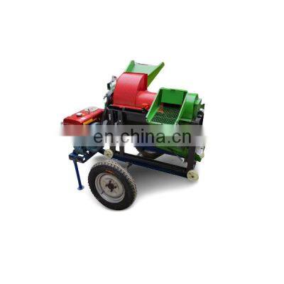 Farm Corn Soybean Shelling Thresher Peeling Machine Diesel Maize Sorghum Husker Threshing Sheller Machine For Sale