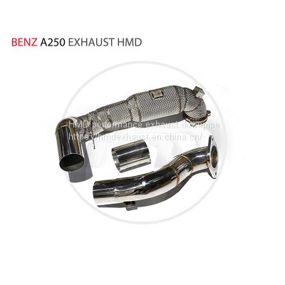 Exhaust Manifold Downpipe for Benz A250 Car Accessories With Catalytic converter Header Without cat pipe whatsapp008618023549615
