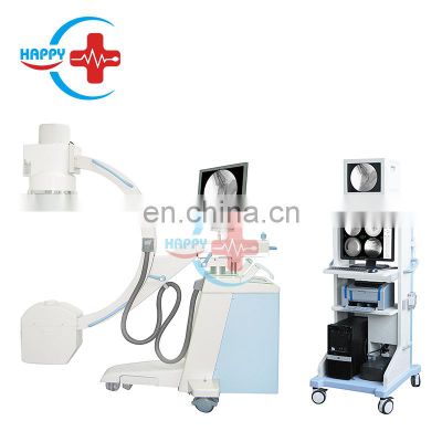HC-D009C Factory supply Analog x-ray for operation mobile double monitor C-arm x-ray machine