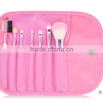 7 pcs mini makeup brushes, cosmetic make up brushes wtih pouch