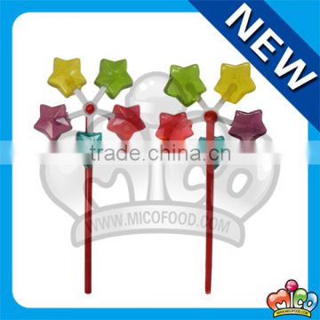 35g star windmill colorful lollipop