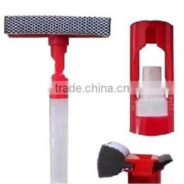 spray window cleaner with squeegee and sponge microfiber