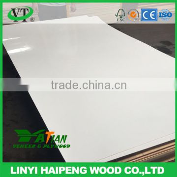 2.5mm White Polyster Plywood,Melamine Plywood,Poly Plywood