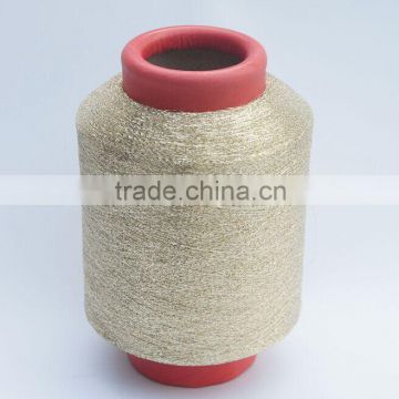 Silver Gold Metallic thread textile Yarn MH type
