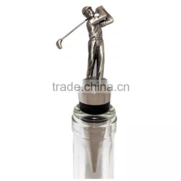 Hot selling golf sports wine stopper