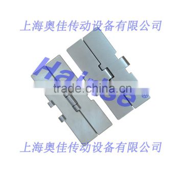 SS 304 reliable slat top stainless steel chain for slat top conveyor system