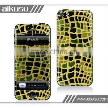 For iphone 5s design epoxy skin sticker