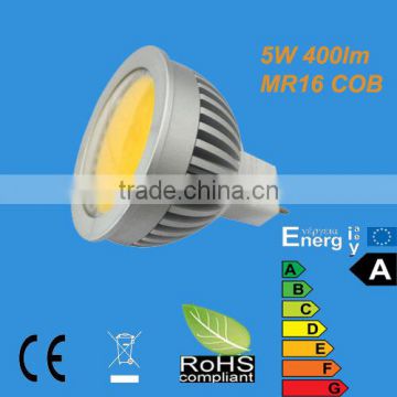 Hot selling 5W COB MR16 led light manufacturer in China CE ROHS approved