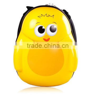 ABS & PC film luggage kid bag with nice chicken photo