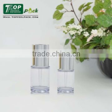Round Clear Glass cosmetic Bottles with rotate dropper