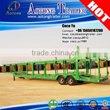 Duel-axle Towing trailer for car carrying trailer on sale